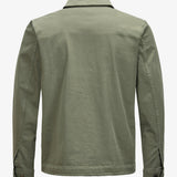 Giacca camicia in cotone CFWOOS2042MRUT5262 6667 WOOLRICH Smokey olive 