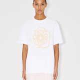 T-Shirt loose in cotone FG52TS3034SK 01 KENZO White 