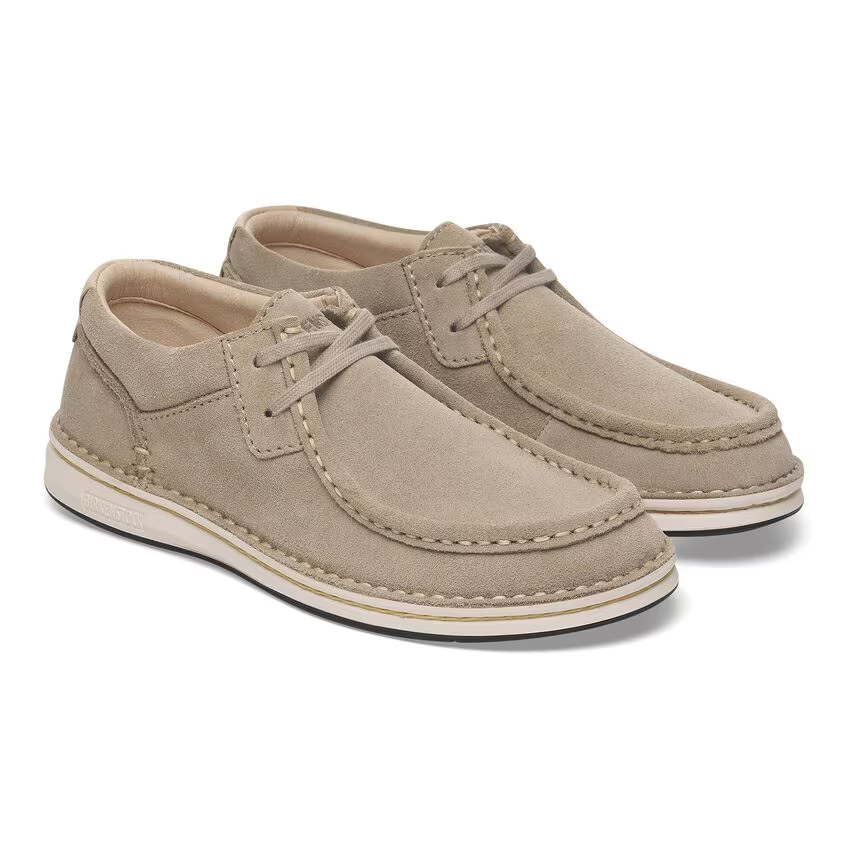 Scarpa allacciata in suede PASADENA N 1029671 TAUPE BIRKENSTOCK Taupe 