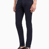 Pantaloni slim fit in twill stretch 8N1J06 1NJ9Z 0920 EMPORIO ARMANI Blu navy 