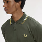 Polo manica corta M3600 05B FRED PERRY Hntngr/lgic/lmnb 