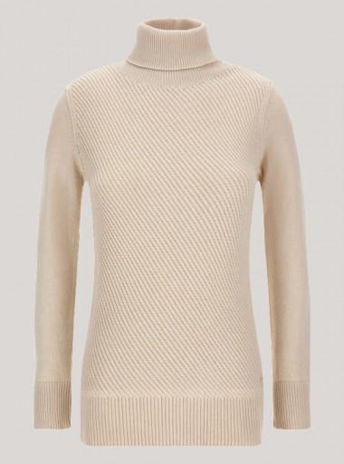 Maglia collo alto CFWWKN0241FRUF0603 8743 WOOLRICH Milky cream 