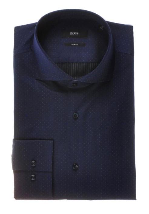 Camicia micro pois JASON 10220574 01 417 BOSS Electric blue 