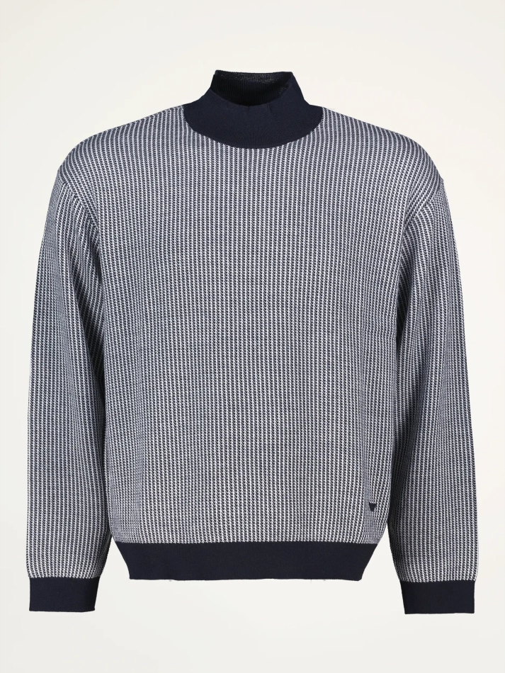 Maglia collo alto in lana 6D1MXS 1MKHZ F934 EMPORIO ARMANI Navy 