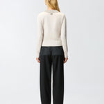 Maglia in lana 105530A2S4 I23 PINKO Grigio nuvola argento 