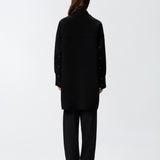 Cappotto lungo in panno double 105404A1ZQ Z99 PINKO Nero limousine 