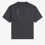 T-Shirt oversize manica corta M2474 297 FRED PERRY Anchor grey 