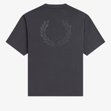 T-Shirt oversize manica corta M2474 297 FRED PERRY Anchor grey 
