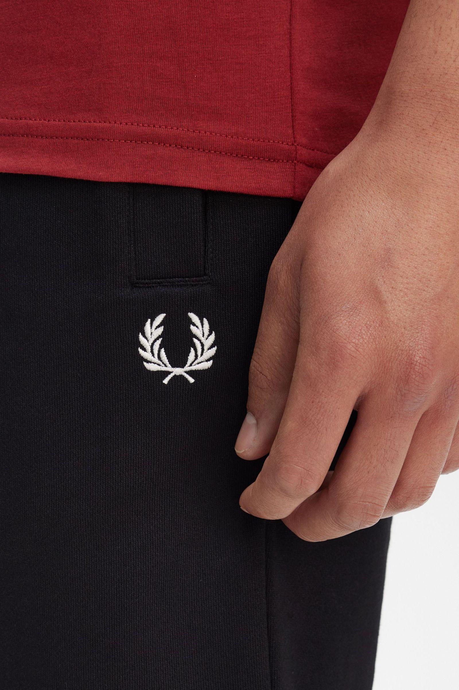 Bermuda in felpa di cotone S8505 102 FRED PERRY Black 