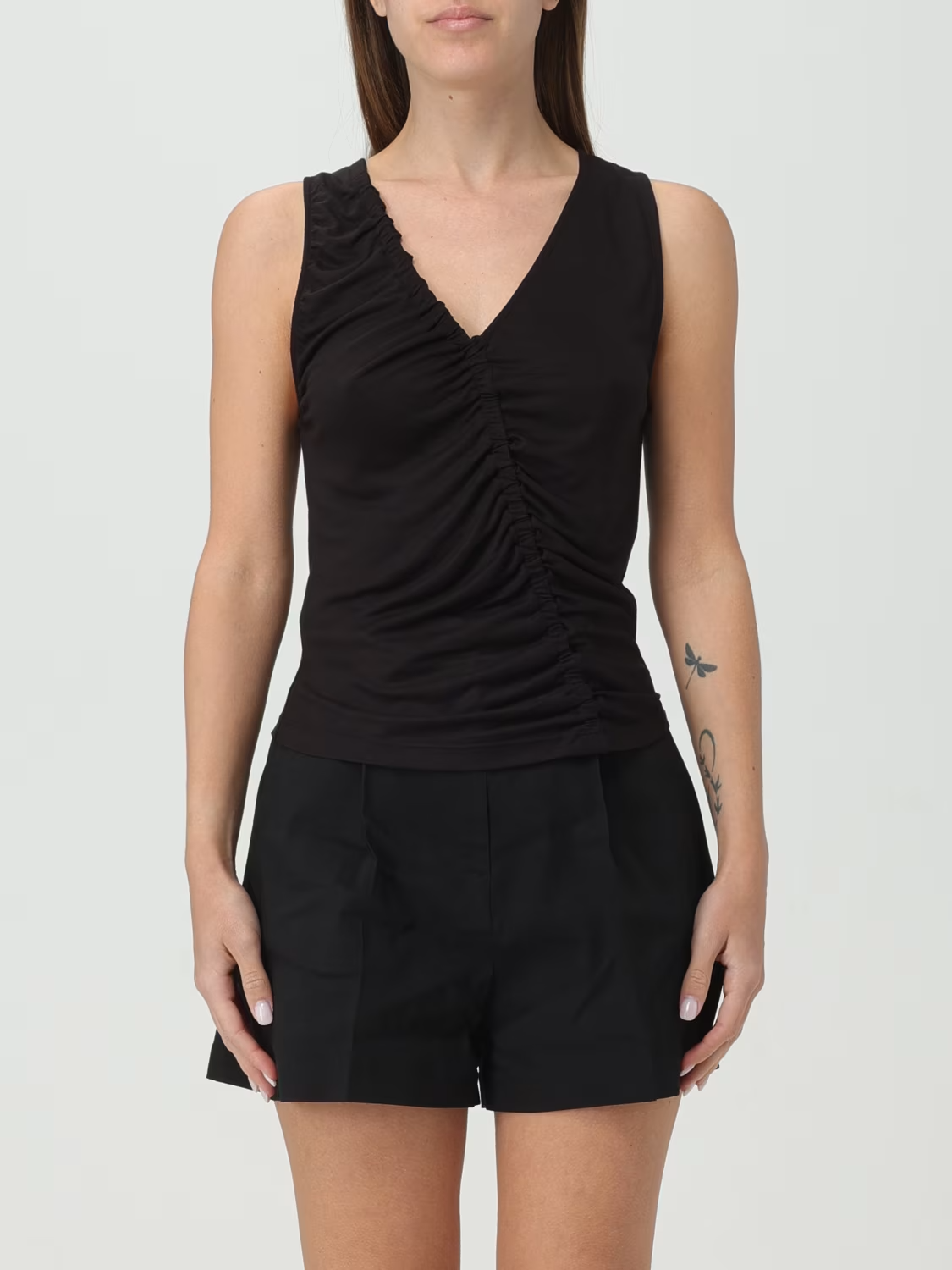 Top in jersey 103281A1OI Z99 PINKO Black 