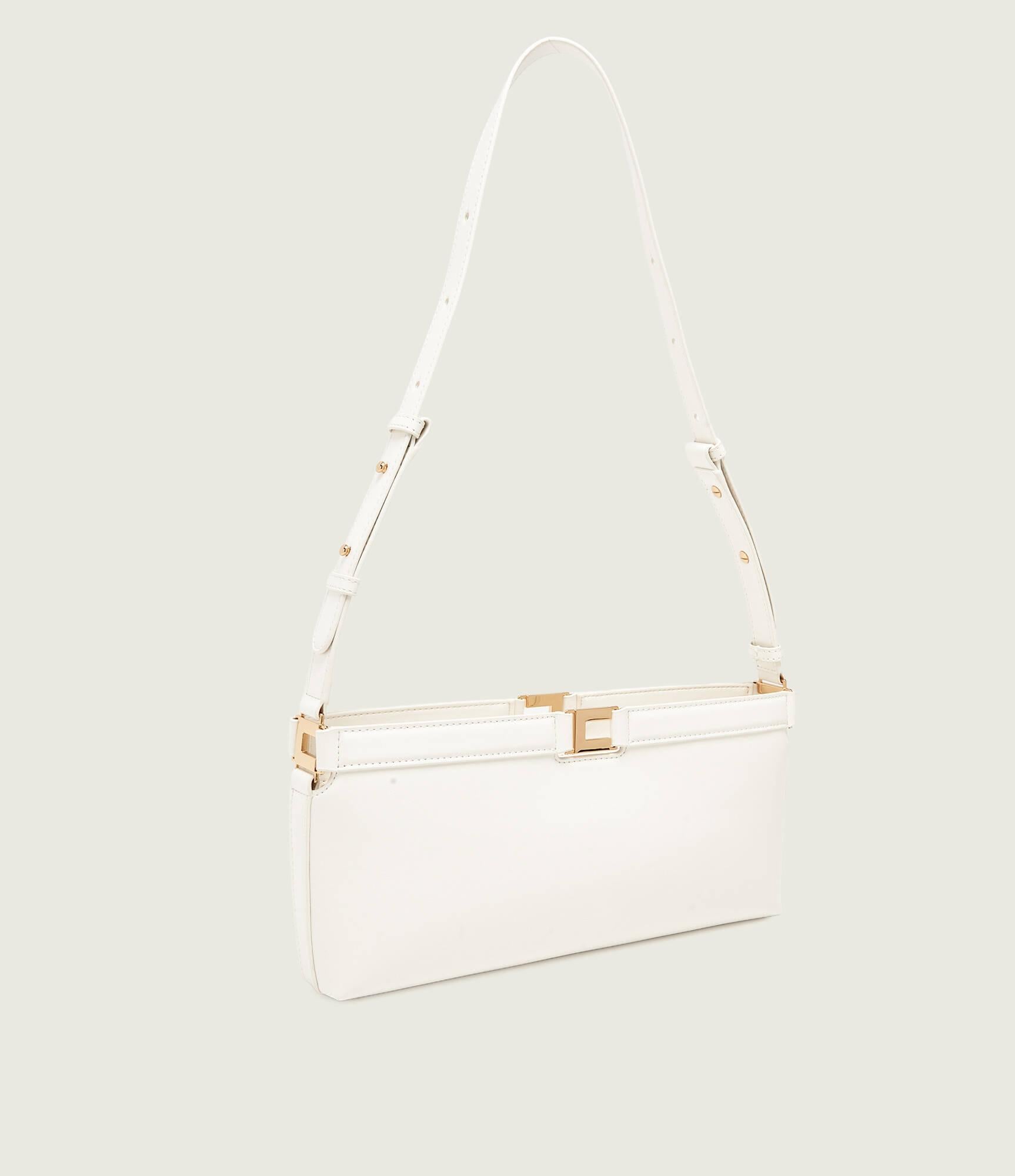 Borsa effetto naplak BS17A61E2 193 ELISABETTA FRANCHI Burro 