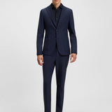 Camicia slim fit in tessuto performance 50545163 10268245 01 404 BOSS Dark blue 