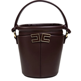 Borsa a secchiello in ecopelle BS92A61E2 644 ELISABETTA FRANCHI Cacao 