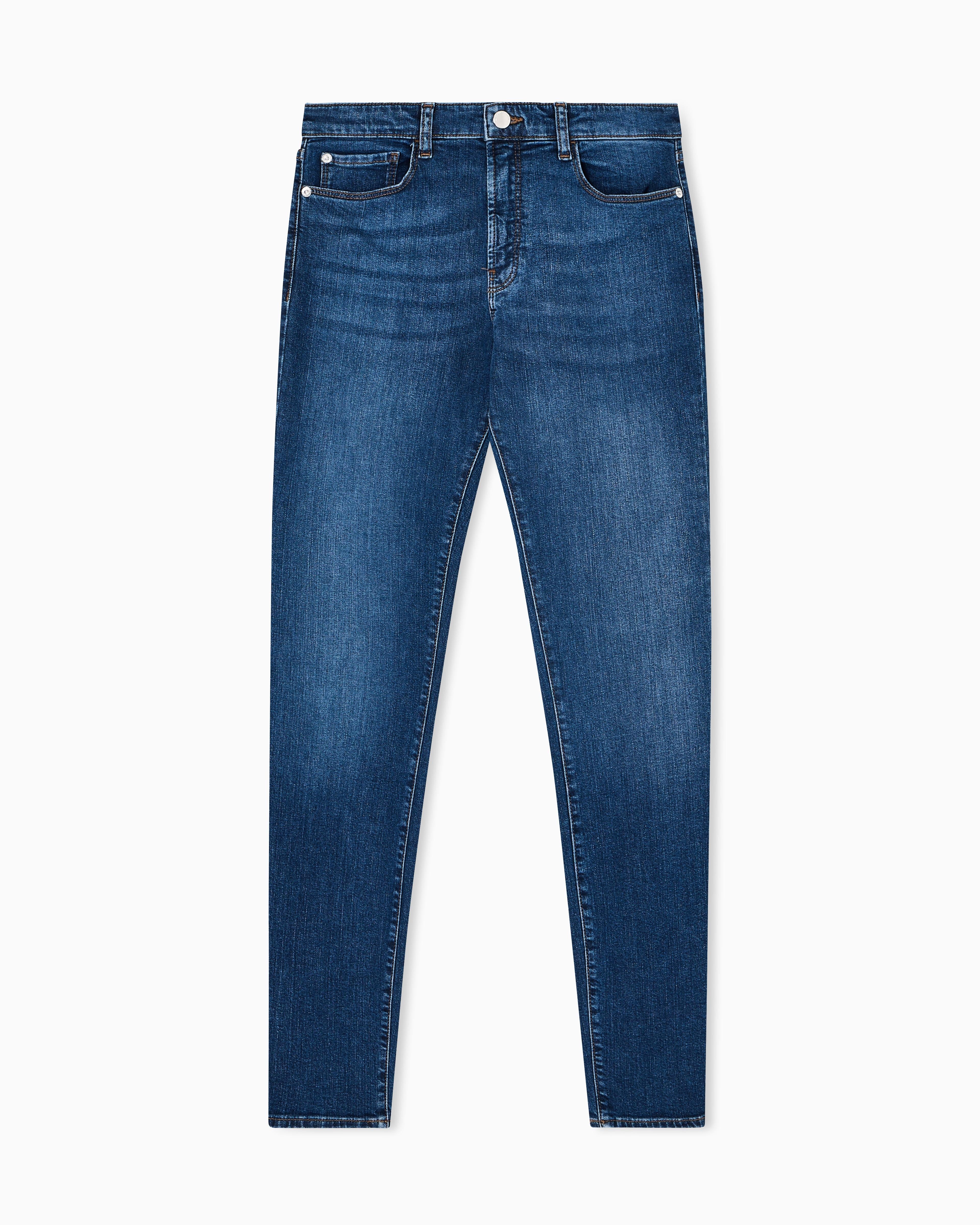 Jeans elasticizzato vestibilità skinny EW000205 AF17030 MB001 EMPORIO ARMANI Blue denim 