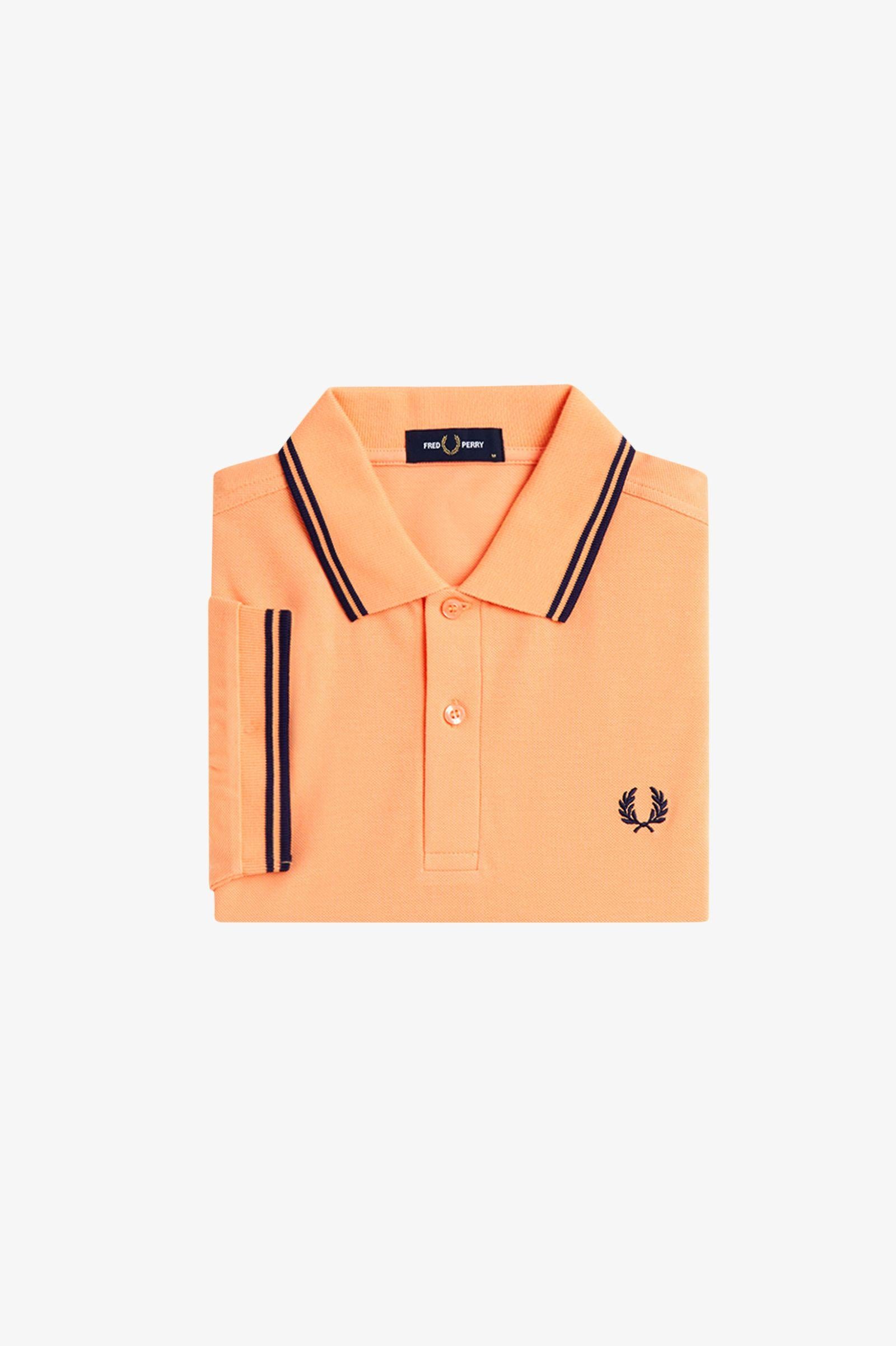 Polo manica corta M3600 82B FRED PERRY Peach/fhnv/fhnv 