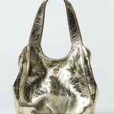 Borsa media in pelle effetto used 104645A2OT ZZLQ PINKO Oro-antique gold 