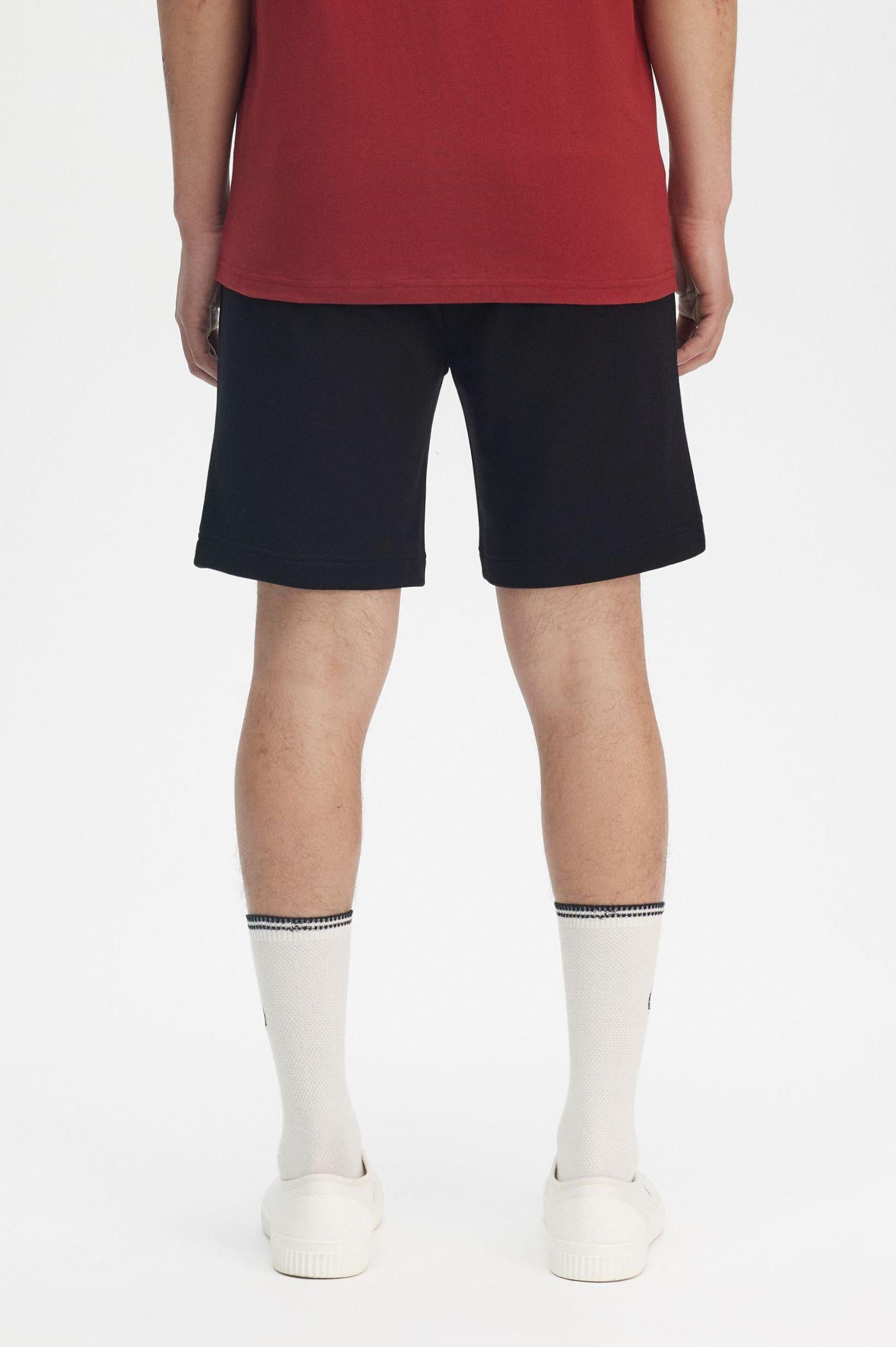 Bermuda in felpa di cotone S8505 102 FRED PERRY Black 