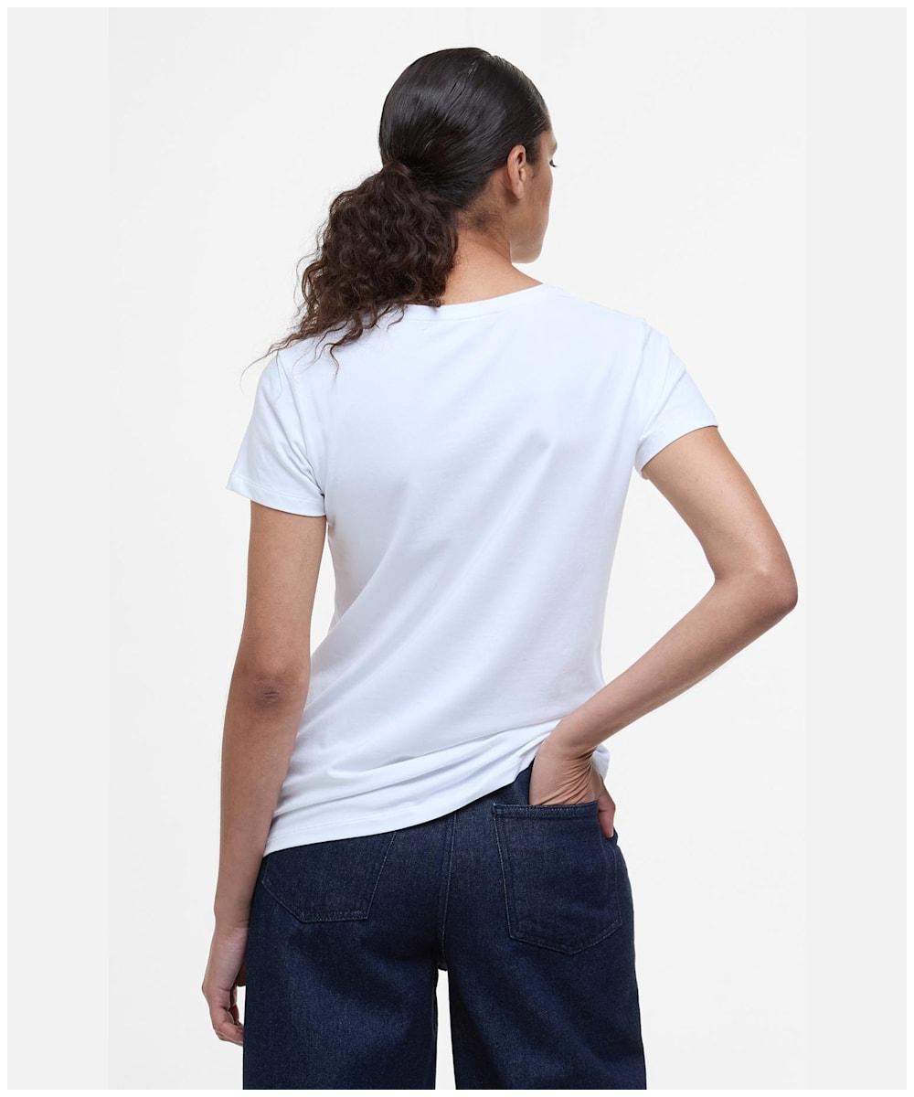 T-Shirt manica corta LTS0666 LTS WH11 BARBOUR White 