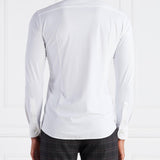 Camicia slim fit in tessuto tecnico 50490393 10225157 02 100 BOSS White 