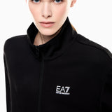 Felpa con zip Dynamic Athlete in tessuto tecnico Natural VENTUS7 ASV 7W001152 AF12501 UC001 EA7 Black 