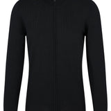 Maglia con zip 50468254 10241502 01 001 BOSS Black 