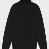 Maglia collo alto in lana merinos 50468262 10241489 01 001 BOSS Black 