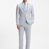 Abito due pezzi regular fit in bouclé elasticizzato 50561822 10279246 01 466 BOSS Light blue 
