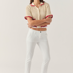 Pantalone in cotone RND057 P381 0127 C0367 ROY ROGER'S Blanc de blanc 