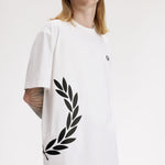 T-Shirt manica corta M2440 129 FRED PERRY Snow white 