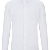 Camicia slim fit in tessuto tecnico 50490393 10225157 02 100 BOSS White 