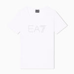 T-Shirt in jersey stretch 7W000536 AF10373 U0002 EA7 White 