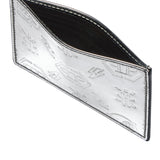 Portacarte in pelle specchiata MVG0513 PLE010N 70 PHILIPP PLEIN Silver 