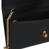 Baguette in ecopelle con catena BS32A51E2 110 ELISABETTA FRANCHI Nero 