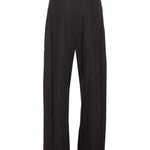 Pantaloni larghi con cinturini in vita 104648A2ER Z99 PINKO Nero limousine 
