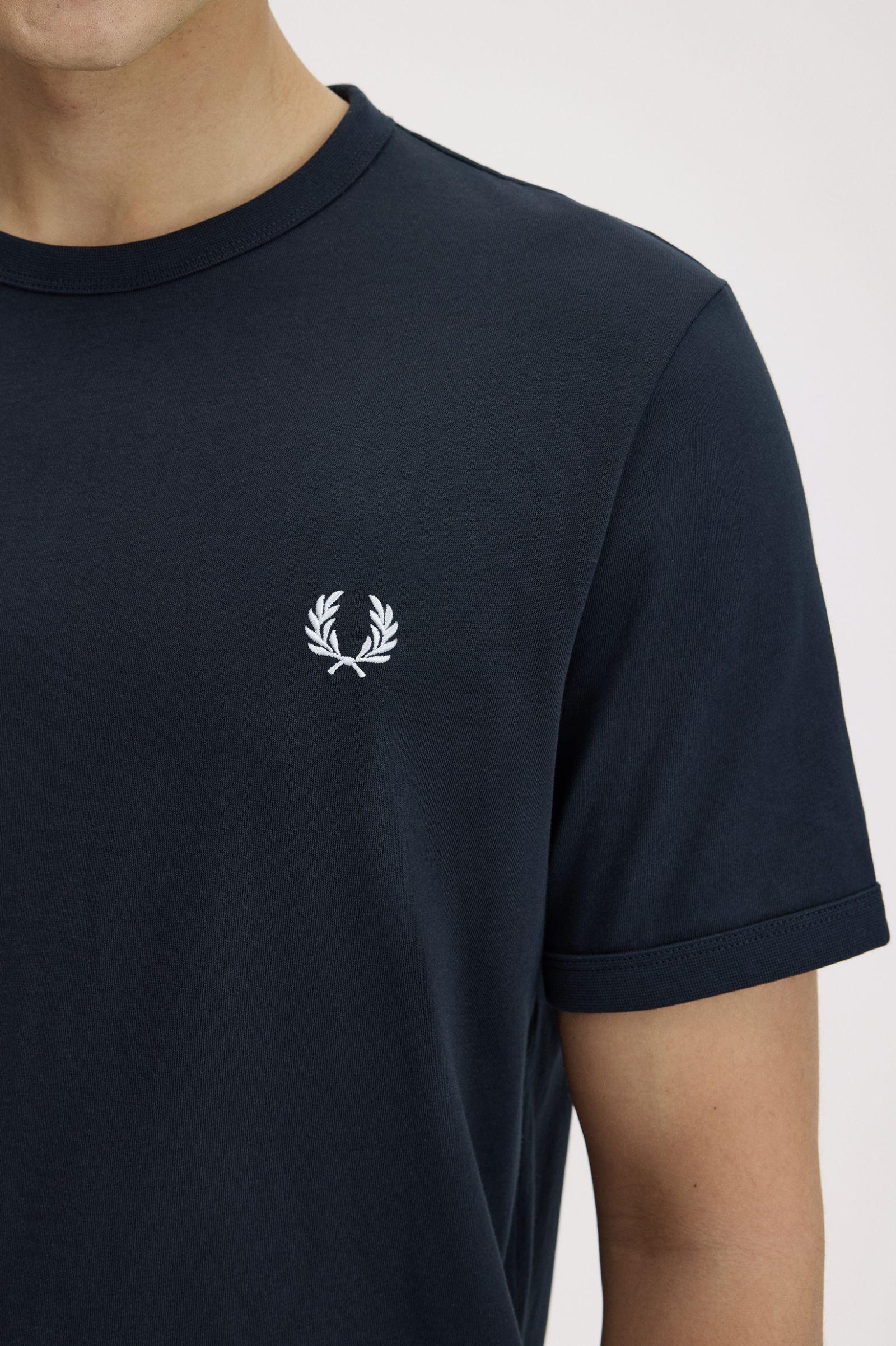 T-Shirt manica corta M3519 608 FRED PERRY Navy 