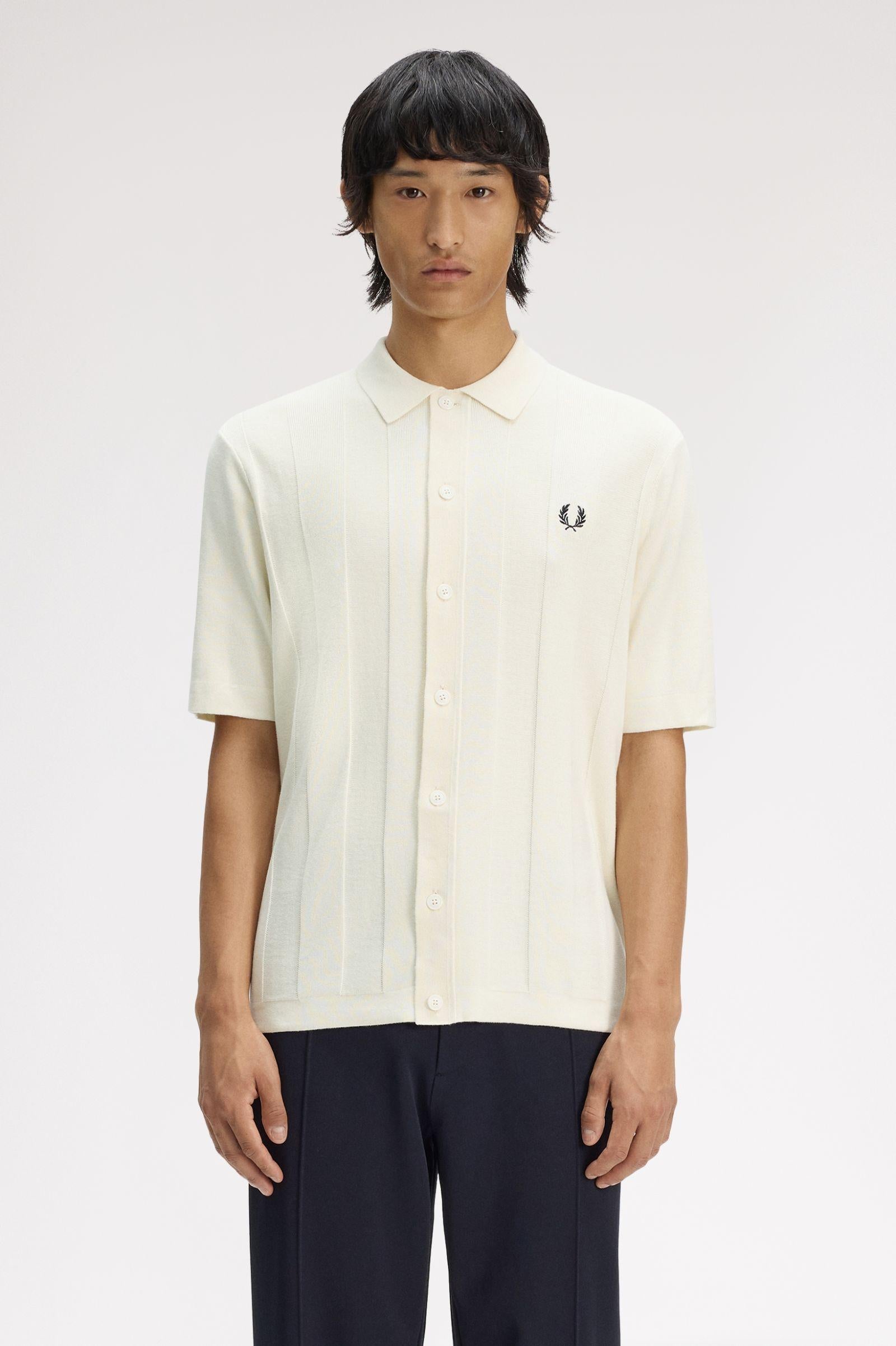 Polo in filo di cotone K2324 560 FRED PERRY Ecru 