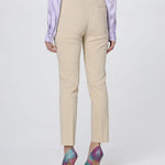 Pantalone dritto in punto stoffa 100155A0IM C28 PINKO Beige 