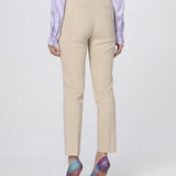 Pantalone dritto in punto stoffa 100155A0IM C28 PINKO Beige 