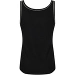 Canotta a costine con ricamo 106816A3AL ZZ2 PINKO Nero/bianco 