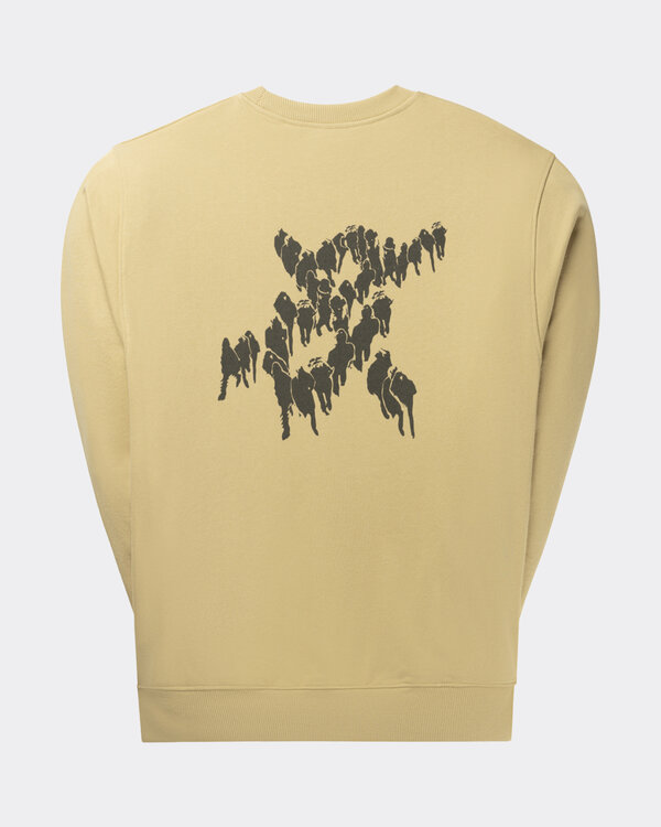 Felpa girocollo SHIELD CROWD RELAXED SWEATER 2411066 TAOS BEIGE DAILY PAPER Taos beige 