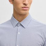 Camicia slim fit in tessuto elasticizzato 50539392 10270753 405 BOSS Dark blue 