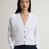 Cardigan in puro cotone CFWWKN2039FRUF5088 8270 WOOLRICH Arctic white 