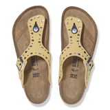 Infradito in pelle scamosciata GIZEH RIVET 1029350 OCHRE BIRKENSTOCK Ocra 