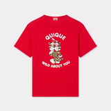 T-Shirt unisex in cotone FG55TS2124SK 22 KENZO Cherry 