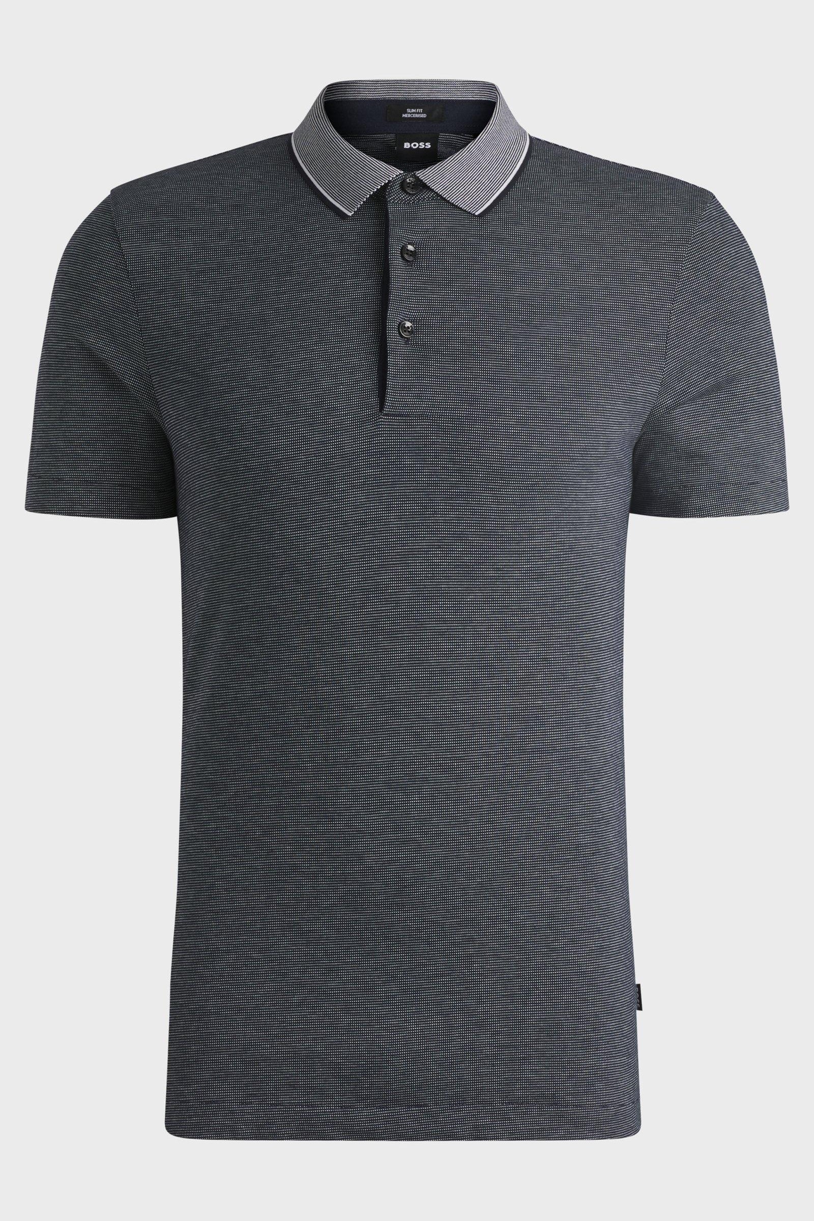 Polo manica corta 50536853 10271482 01 404 BOSS Dark blue 