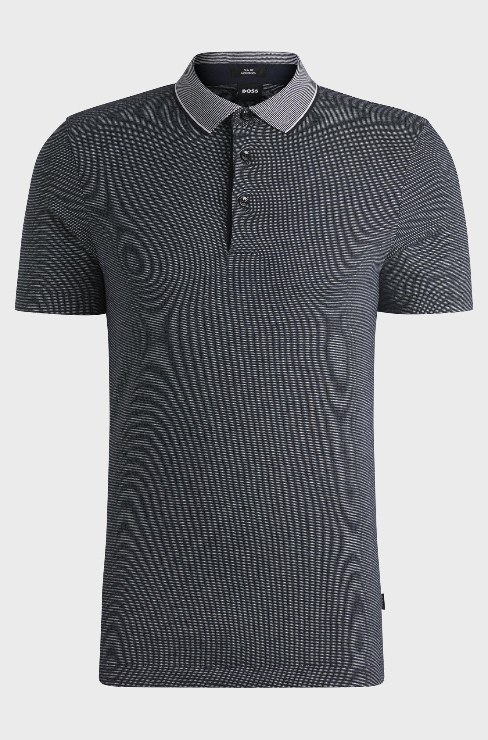 Polo manica corta 50536853 10271482 01 404 BOSS Dark blue 