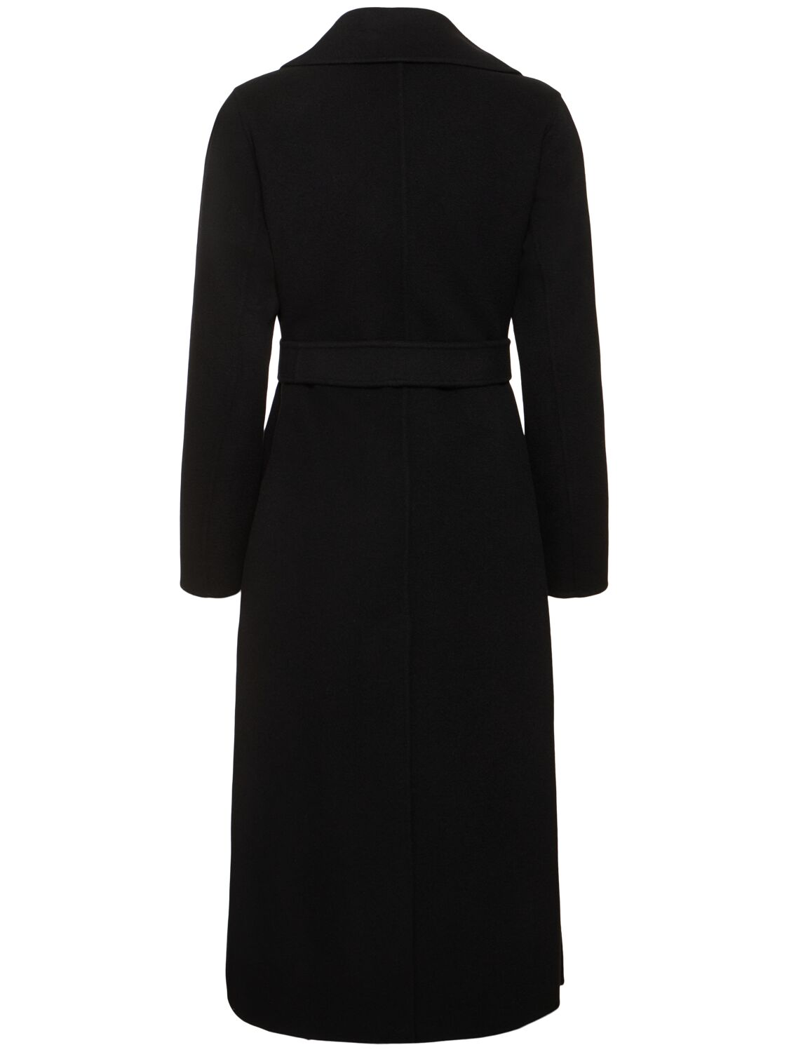 Cappotto lungo a vestaglia in lana 2425016041 013 MAX MARA WEEKEND Black 