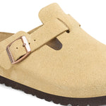 Ciabatta in pelle scamosciata BOSTON 1026164 CREAM BIRKENSTOCK Cream 