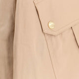 Pantaloni fluidi in cotone 106278A2ER D41 PINKO Beige chantilly 
