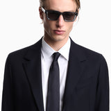 Cravatta in pura seta jacquard EM001344 TE19711 FB172 EMPORIO ARMANI Blu navy 